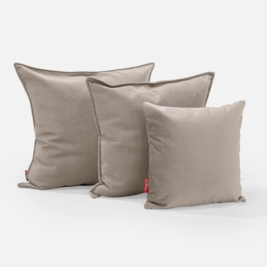 Jättityyny 70 x 70cm - Sametti Minkki 02
