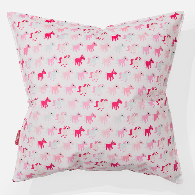Jättityyny 70 x 70cm - Tulosta Vähän Poni 01
