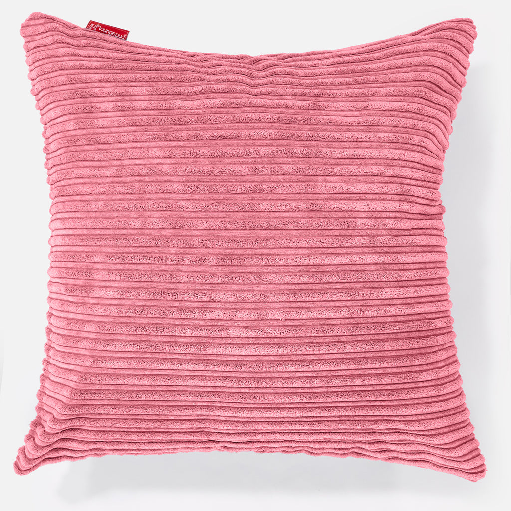 Jättityyny 70 x 70cm - Vakosametti Koralli 01