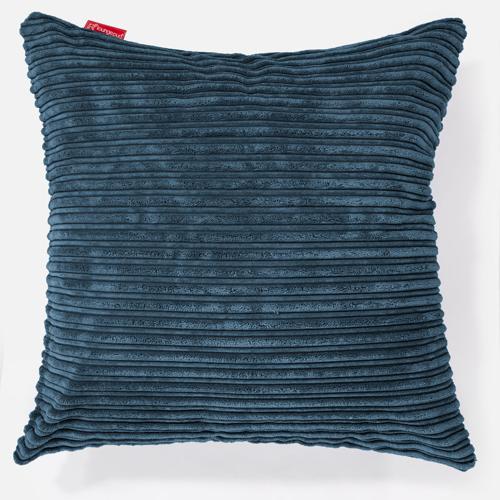 Jättityyny 70 x 70cm - Vakosametti Laivastonsininen 01