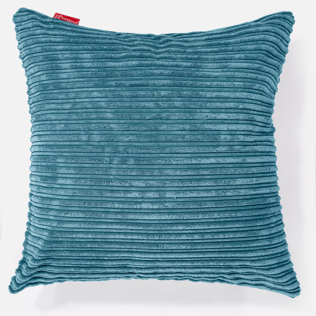 Jättityyny 70 x 70cm - Vakosametti Turkoosi 01