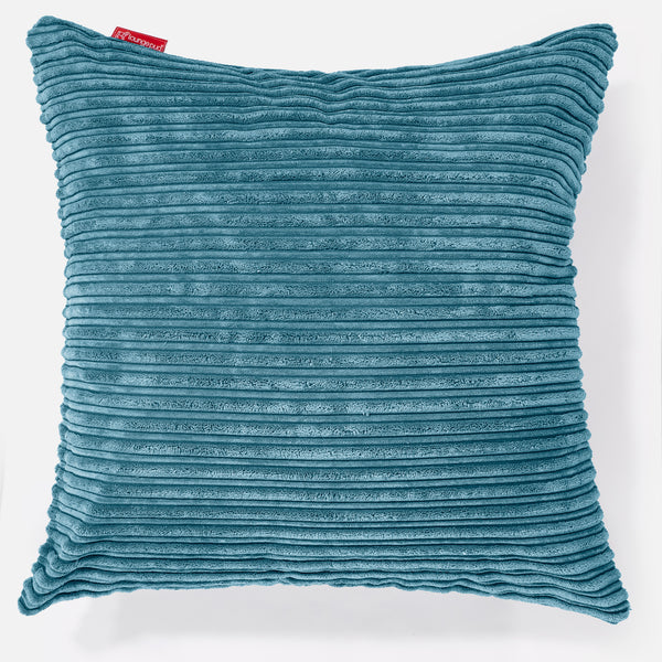 Jättityyny 70 x 70cm - Vakosametti Turkoosi 01
