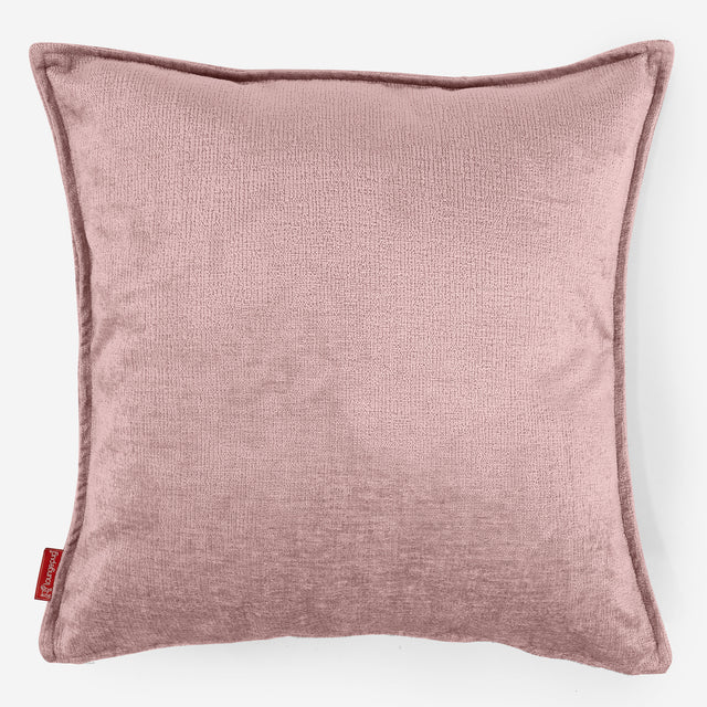 Jättityynynsuojus 70 x 70cm - Chenille Vaaleanpunainen 01