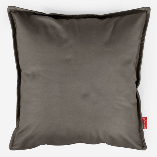 Jättityynynsuojus 70 x 70cm - Vegaaninahka Harmaa 01
