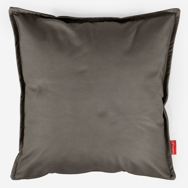 Jättityynynsuojus 70 x 70cm - Vegaaninahka Harmaa 01