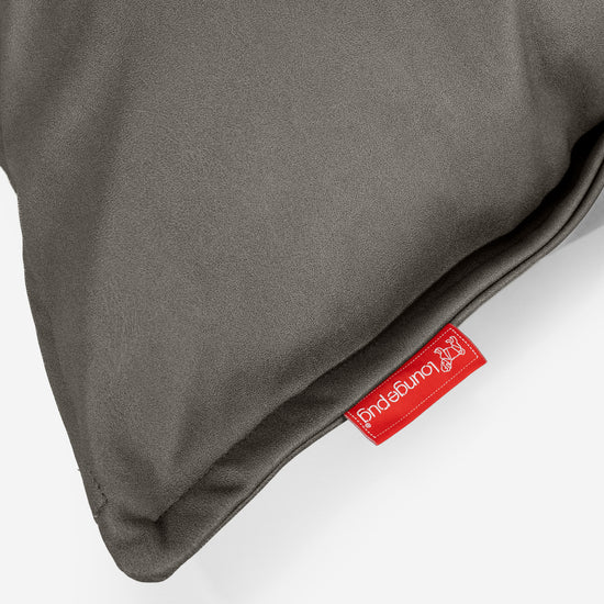 Jättityynynsuojus 70 x 70cm - Vegaaninahka Harmaa 03