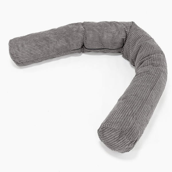 Pitkä Tyyny C150-L, CloudSac Memory - Pompula Hiilen harmaa 01