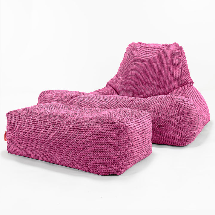 Lounge Säkkituoli Sohva - Pompula Vaaleanpunainen 02