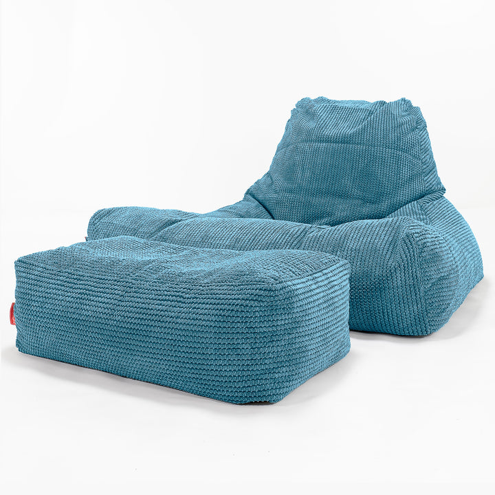 Lounge Säkkituoli Sohva - Pompula Turkoosi 02