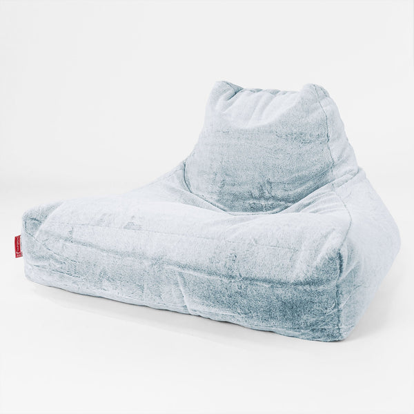 Lounge Säkkituoli Sohva - Kanitekoturkis Puuterinsininen 01