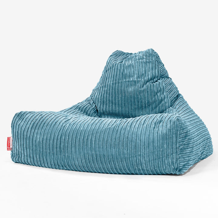 Lounge-Säkkituoli - Vakosametti Turkoosi 01