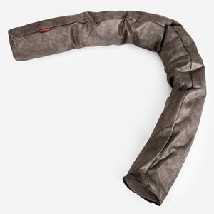 Pitkä Tyyny XXL - Vintage Keinonahka Luonnollinen Liuskekivi