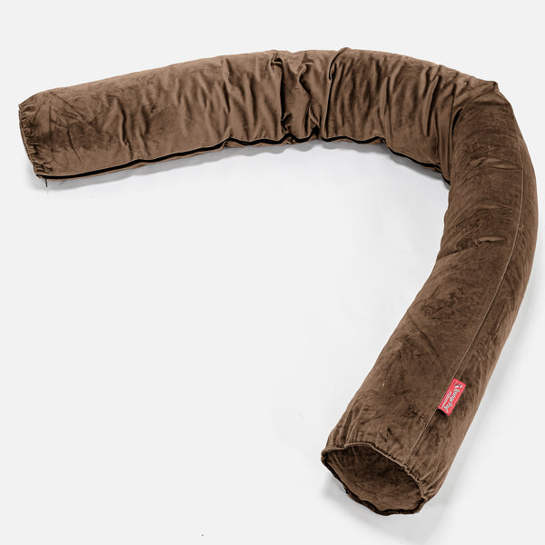 Pitkä Tyyny C150-L, CloudSac Memory - Sametti Espresso 01