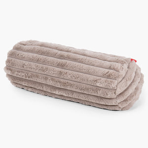 Putkityynynsuojus 20 x 55cm - Ultrapehmeä Vakosametti Minkki