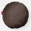 Pyöreä Tyyny 50cm - Sametti Espresso 01