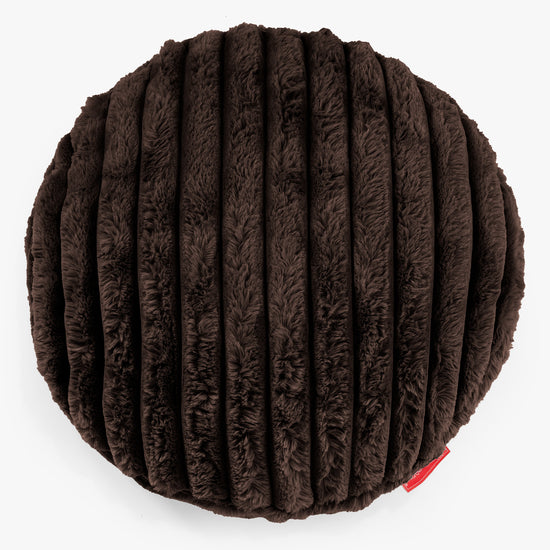 Pyöreä Tyynynsuojus 50cm - Ultrapehmeä Vakosametti Sable 01
