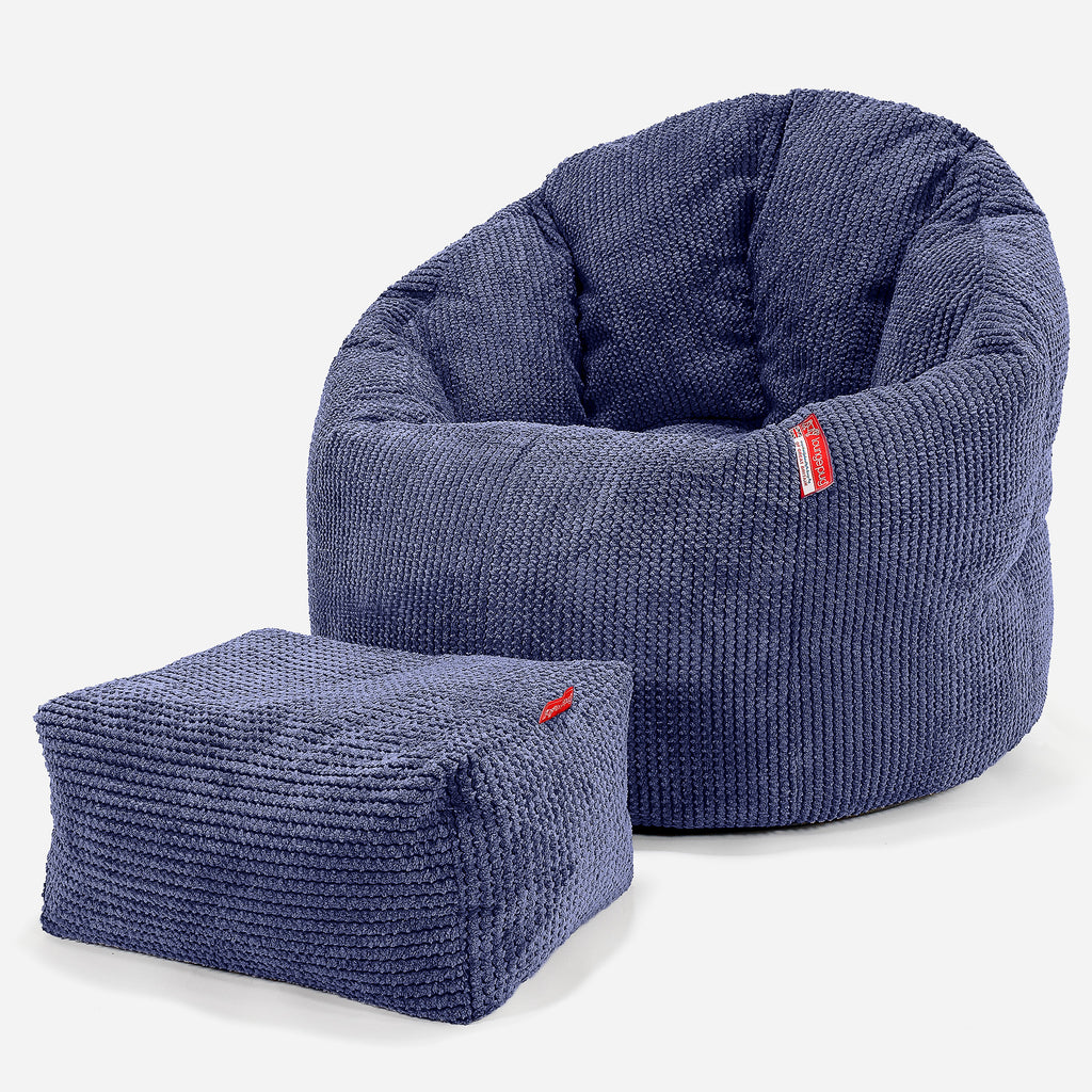Säkkituoli Nojatuoli 'Halaus' - Pompula Violetti 02