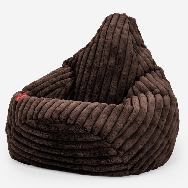 Säkkituoli Lepotuoli - Ultrapehmeä Vakosametti Sable 01