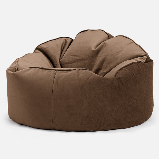Säkkituoli 'Archi' - Sametti Espresso 01