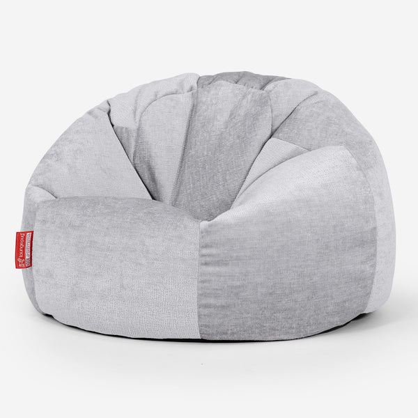 Säkkituoli Sotka - Chenille Harmaa 01