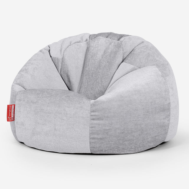 Säkkituoli Sotka - Chenille Harmaa 01