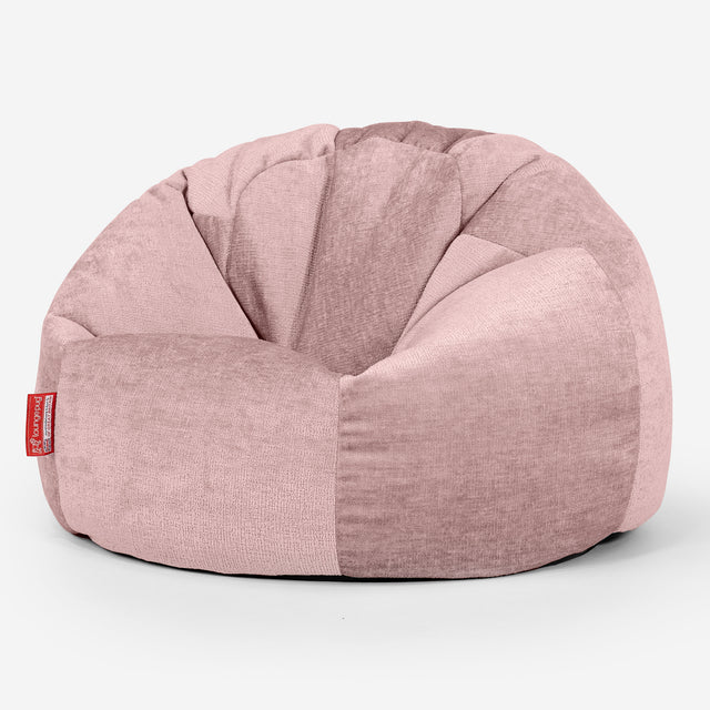 Säkkituoli Sotka - Chenille Vaaleanpunainen 01