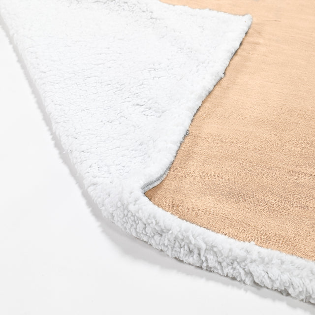 Sherpa-peitto - Fleece Vaalea Minkki 02