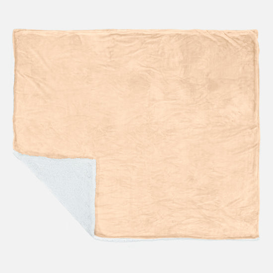 Sherpa-peitto - Fleece Vaalea Minkki 03