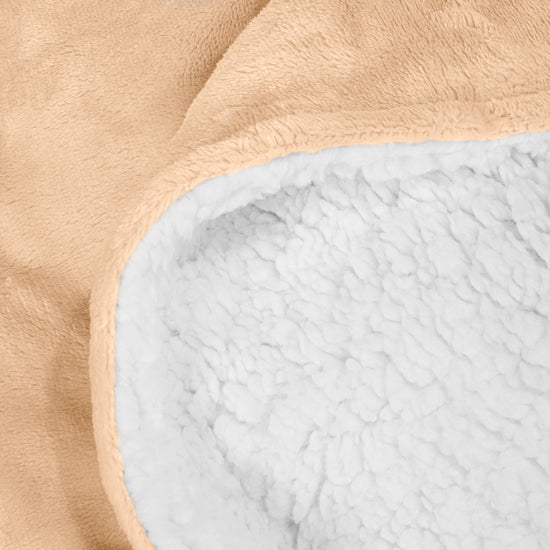 Sherpa-peitto - Fleece Vaalea Minkki 04