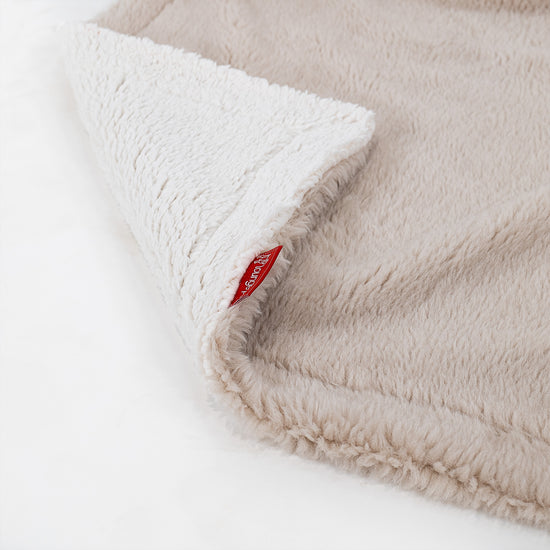 Sherpa-peitto - Teddy-tekoturkis Minkki 03