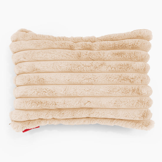 Tyynynsuojus 35 x 50cm - Ultrapehmeä Vakosametti Persikka 01