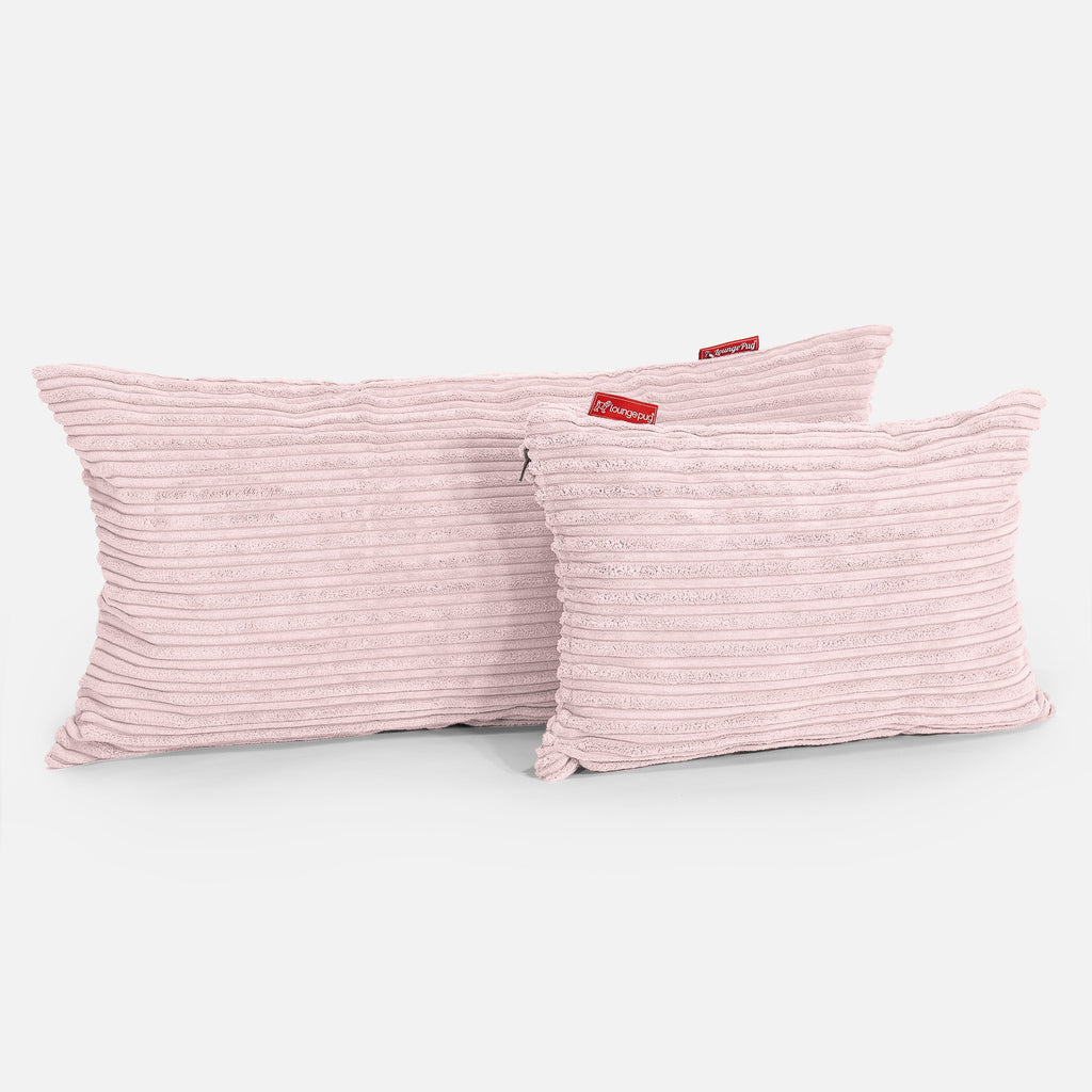Tyyny 35 x 50cm - Vakosametti Vaaleanpunainen 03