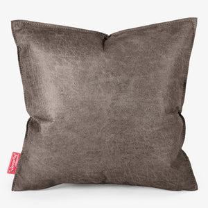 Tyynynsuojus 47 x 47cm - Vintage Keinonahka Luonnollinen Liuskekivi