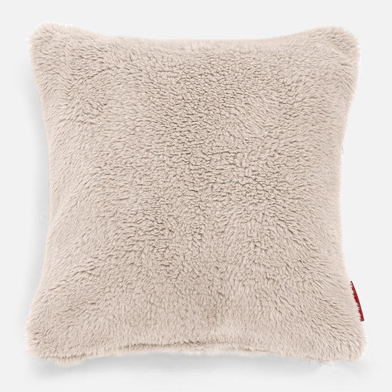 Tyyny 47 x 47cm - Teddy-tekoturkis Minkki 01