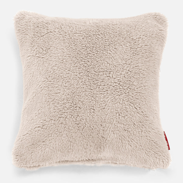 Tyyny 47 x 47cm - Teddy-tekoturkis Minkki 01