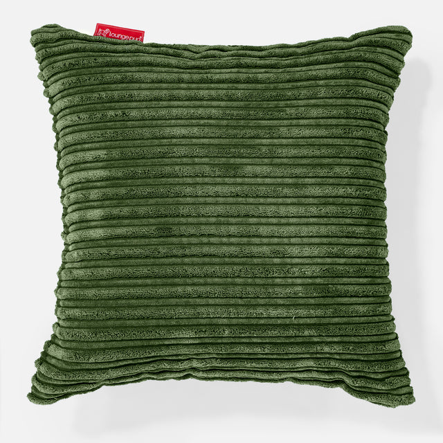 Tyynynsuojus 47 x 47cm - Vakosametti Metsänvihreä 01