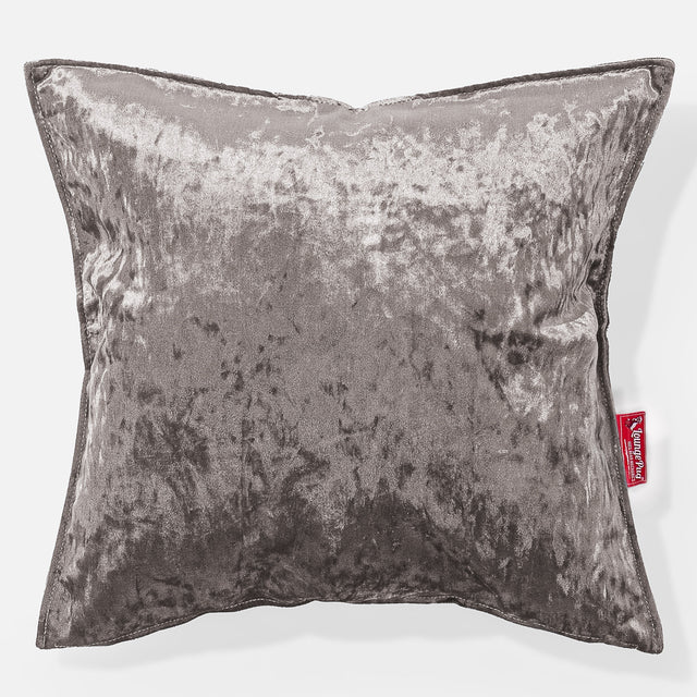 Jättityyny 70 x 70cm - Vuosikerta-Sametti Hopea 01