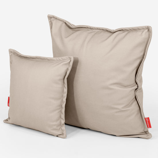 Tyynynsuojus 47 x 47cm - Vegaaninahka Norsunluu 02