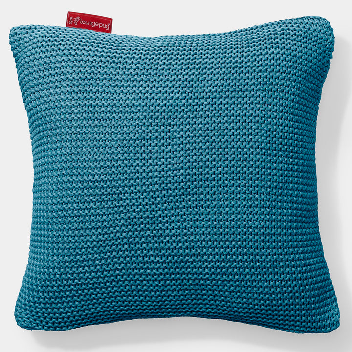 Tyyny 47 x 47cm - 100% Puuvillainen Ellos Petroolin sininen 01