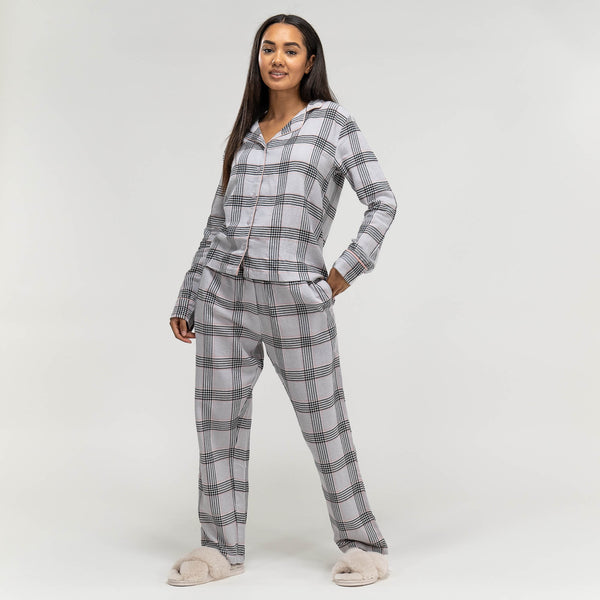 Naisten Pyjama - Ruutukuvio 01