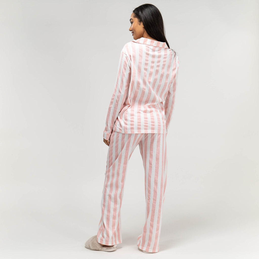 Naisten Trikoopyjama - Raita 06
