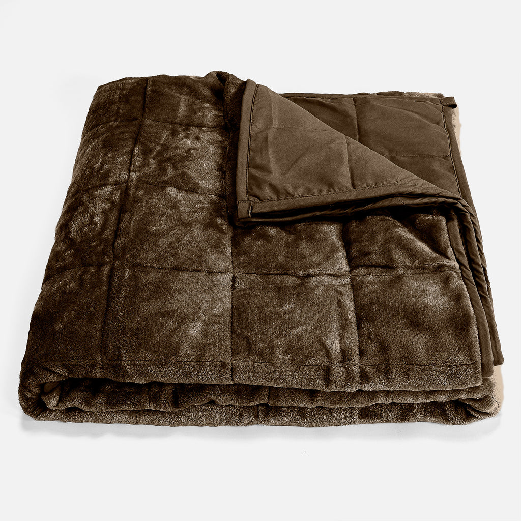 Painopeitto Aikuisille - Flanellifleece Ruskeanharmaa 01