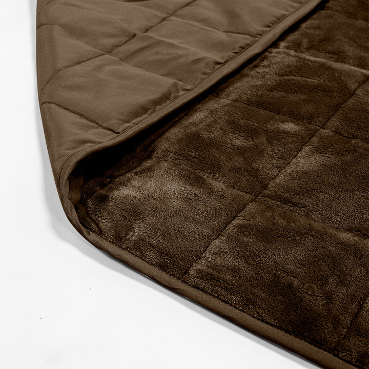 Painopeitto Aikuisille - Flanellifleece Ruskeanharmaa 02