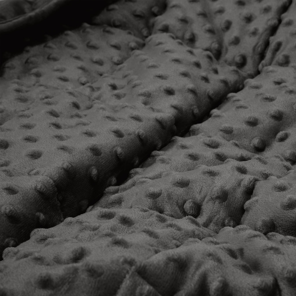Painopeitto Aikuisille - Nypyllinen Minky-kangas Harmaa 04