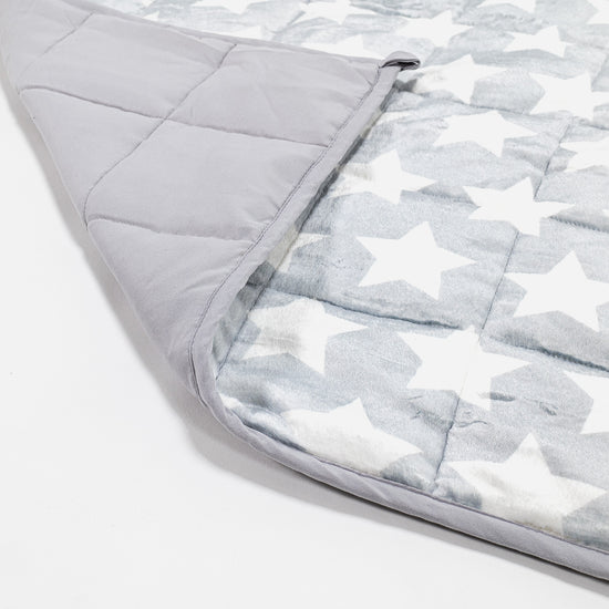 Lasten Painopeitto - Flanellifleece Harmaa Tähti 02