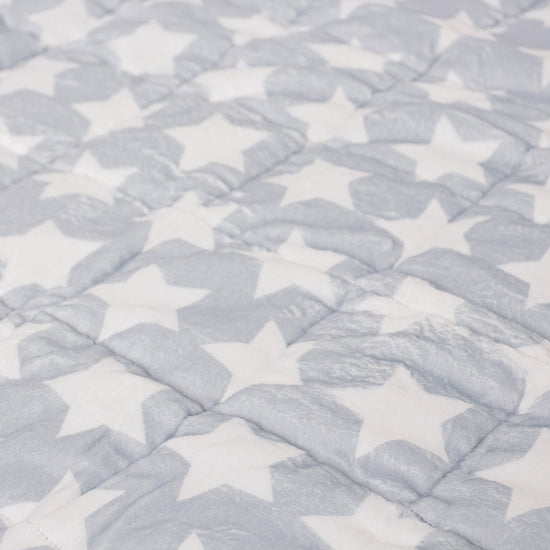 Lasten Painopeitto - Flanellifleece Harmaa Tähti 04