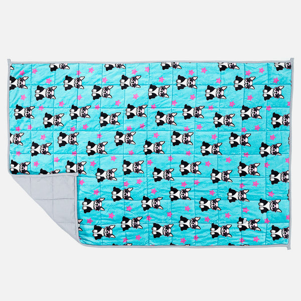 Lasten Painopeitto - Flanellifleece Pug 01